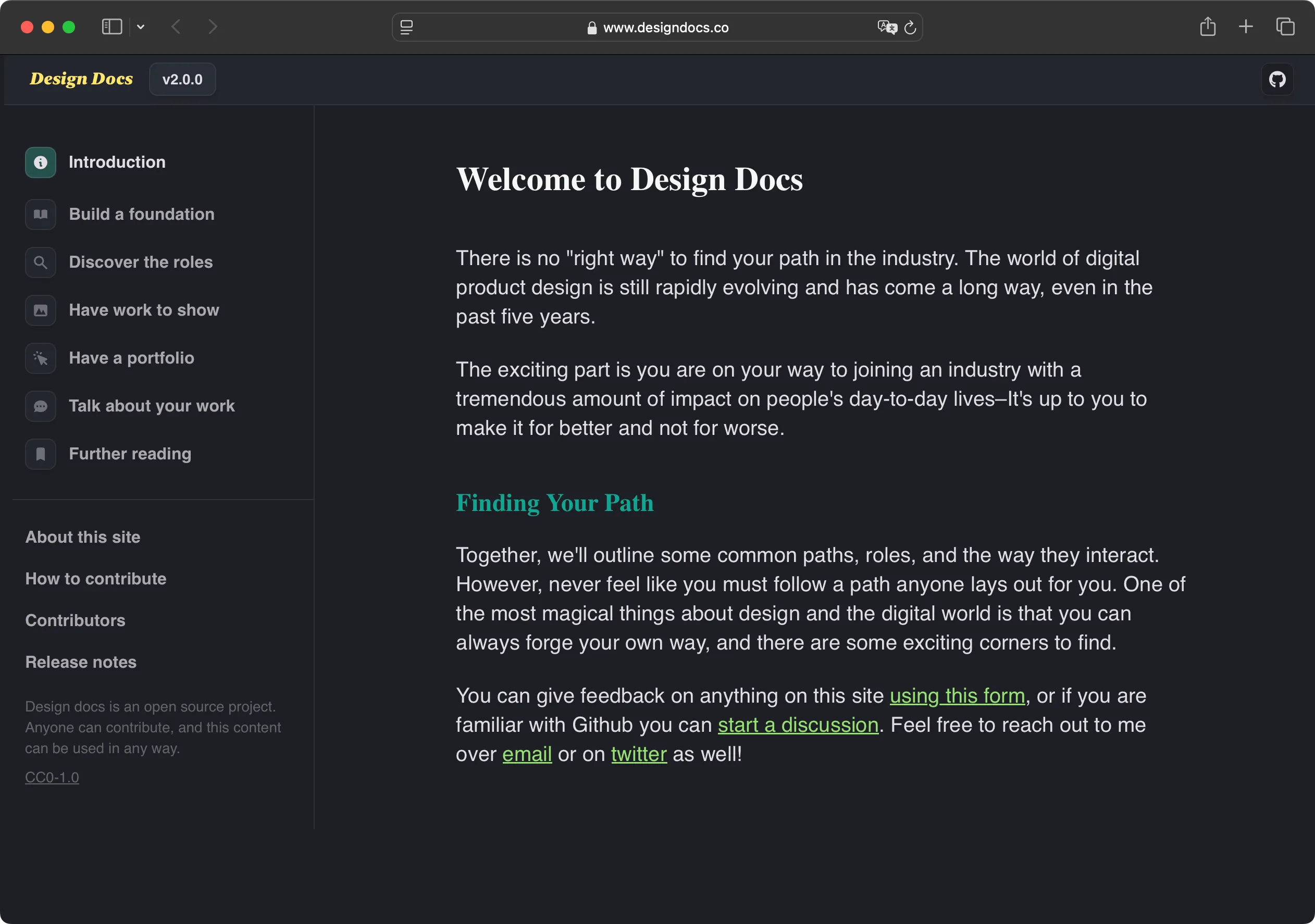 Design Docs Home